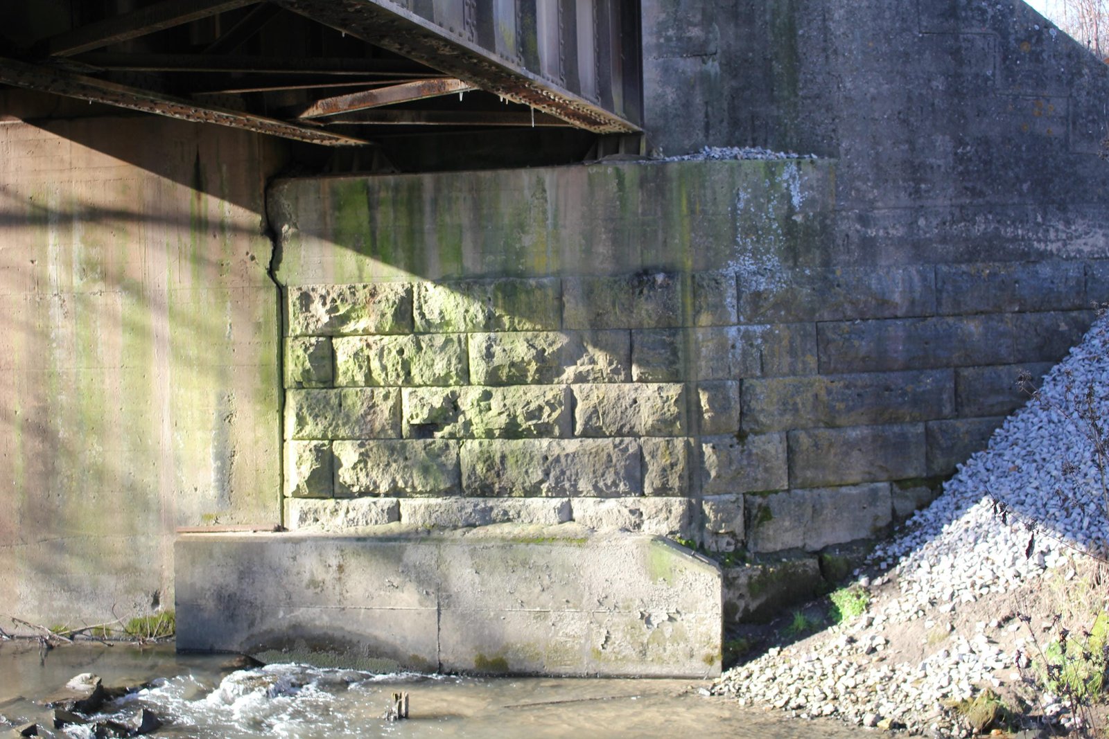 West abutment